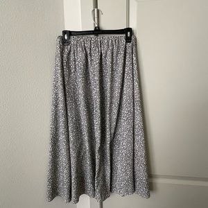 Floral Midi Skirt